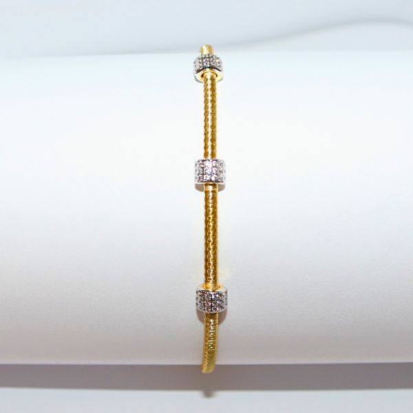 PULSERA DORADA CIRCONES