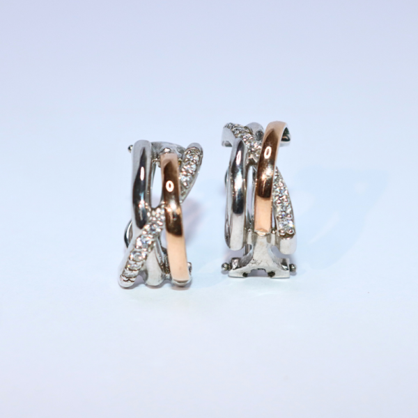 ARETES CIRCÓN Y LÁMINA DE ORO